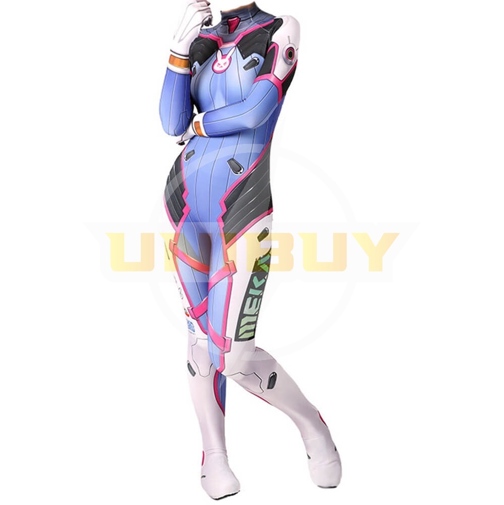 Overwatch D.VA Costume Suit Cosplay Jumpsuit Bodysuit For Kids Adult Unibuy