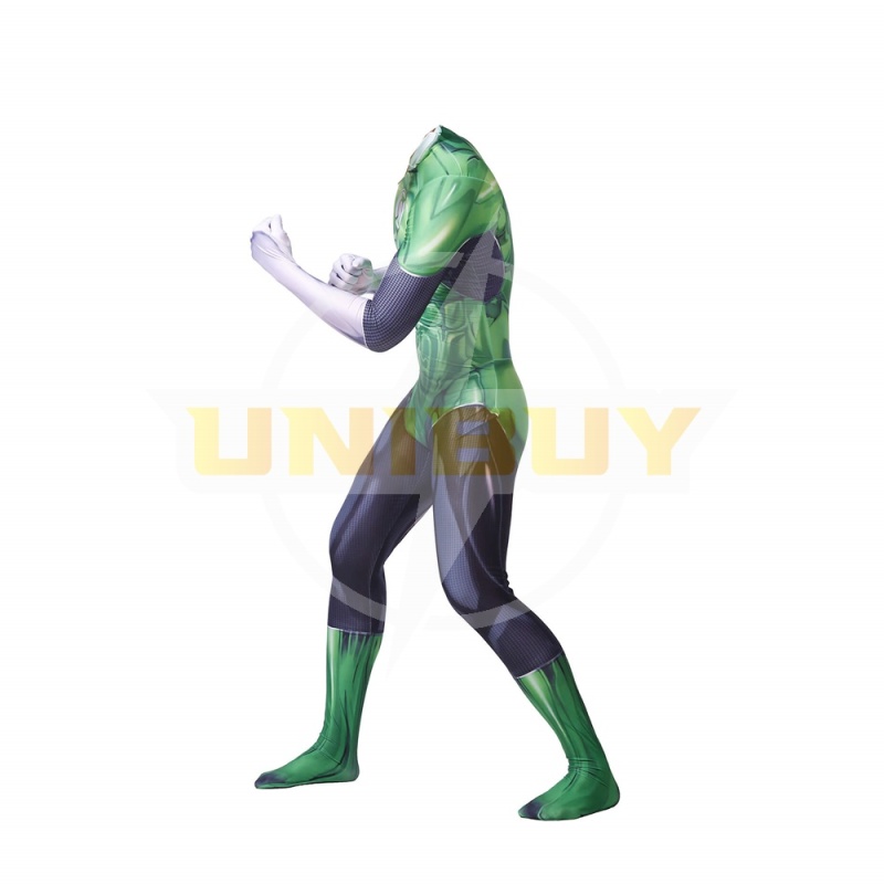 Green Lantern Costume Cosplay Outfit Jumpsuit for Kids Mens Unibuy