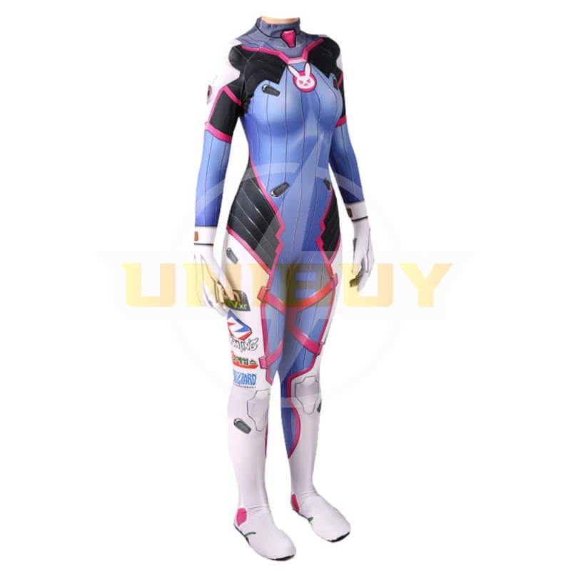 Overwatch D.VA Costume Suit Cosplay Jumpsuit Bodysuit For Kids Adult Unibuy