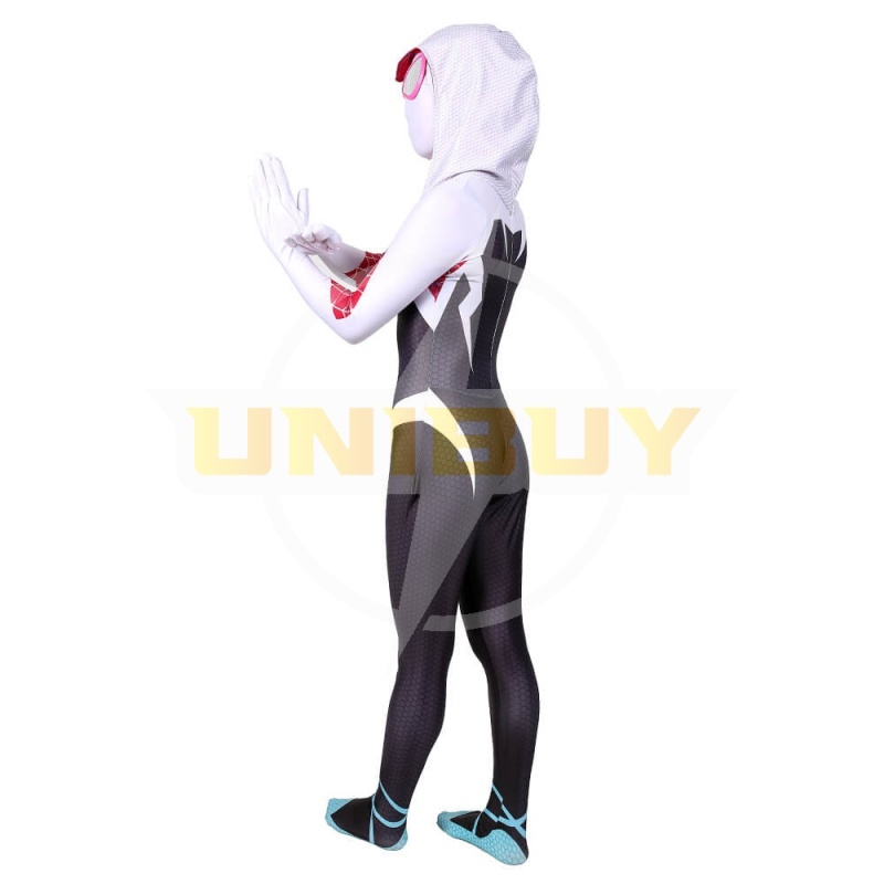Spider Woman Costume Cosplay Suit Pink Gwen Stacy Spider-Man Into The Verse Bodysuit Unibuy