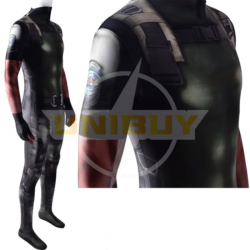 Resident Evil 5 Chris Redfield Halloween Cosplay Costume RE5 Unibuy