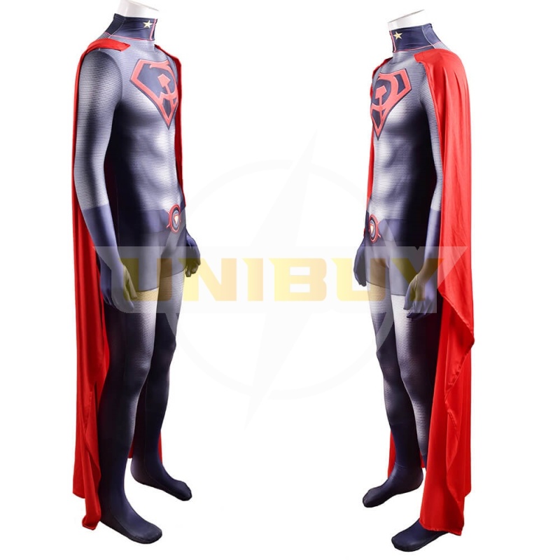 Superman Red Son Clark Kent Costume Cosplay Suit For Kids Adult Unibuy