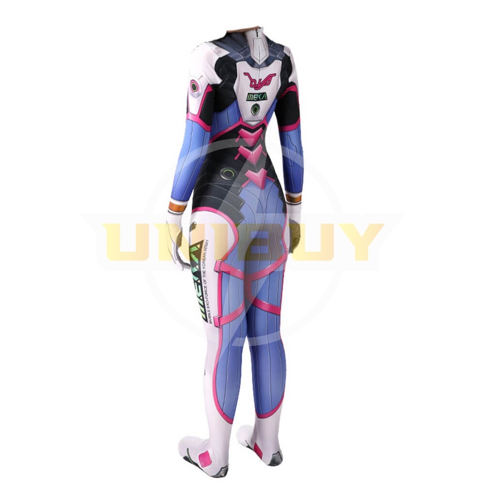 Overwatch D.VA Costume Suit Cosplay Jumpsuit Bodysuit For Kids Adult Unibuy