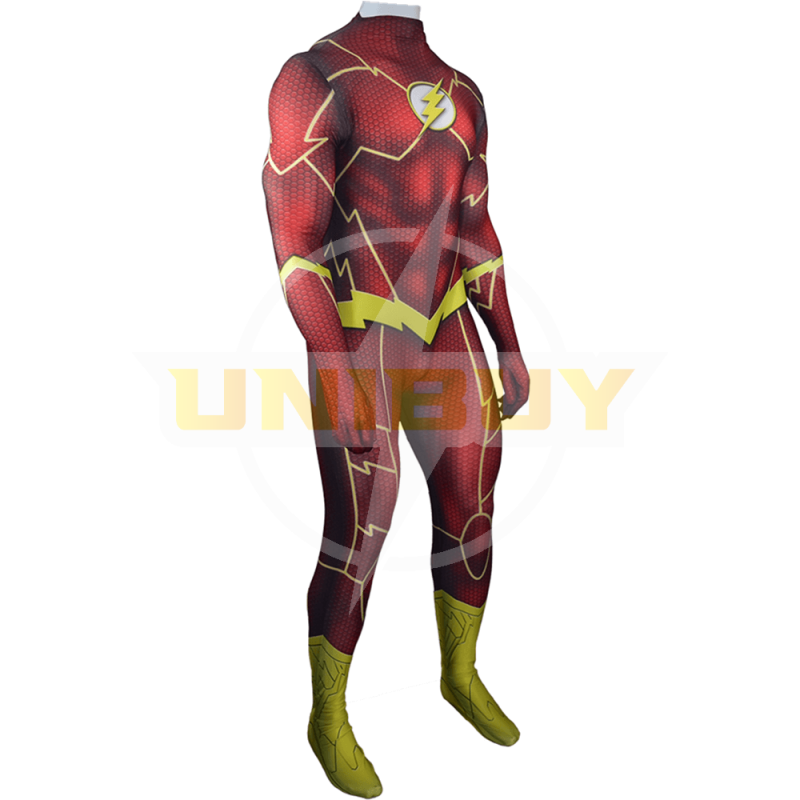 The Flash Cosplay Costume Barry Allen Jumpsuit For Kids Adult Unibuy