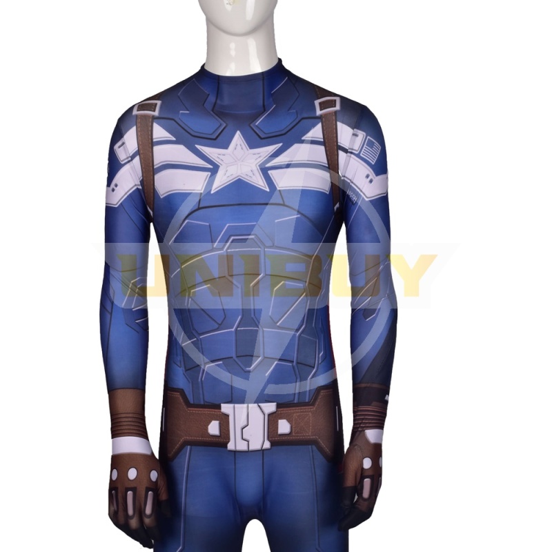 Captain America Costume Cosplay Avengers Endgame Halloween Suit Unibuy