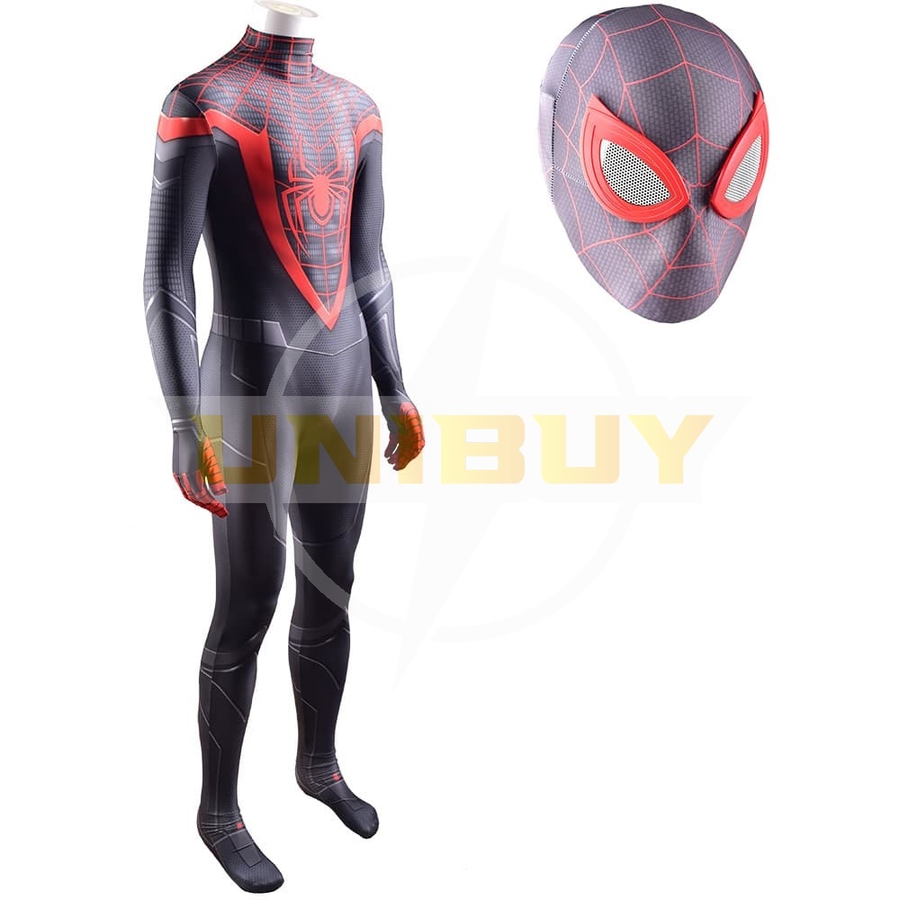 Spider-man Costume Miles Morales Cosplay Costume PS5 ver. Unibuy