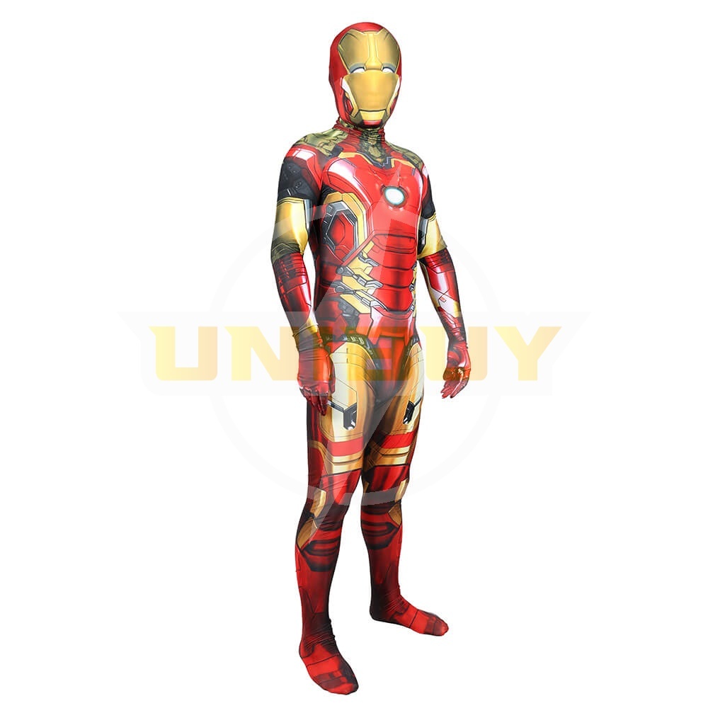 Avengers Endgame Iron Man Tony Stark Outfit Bodysuit Cosplay Costume Adult Kids Unibuy