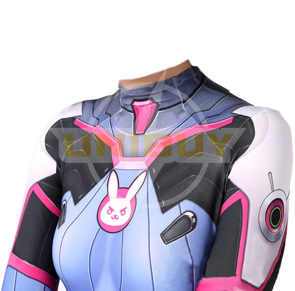 Overwatch D.VA Costume Suit Cosplay Jumpsuit Bodysuit For Kids Adult Unibuy