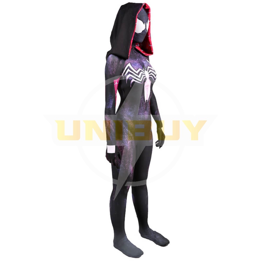 Spider Gwen Stacy Venom Costume Cosplay Suit Purple Bodysuit For Kids Adult Unibuy