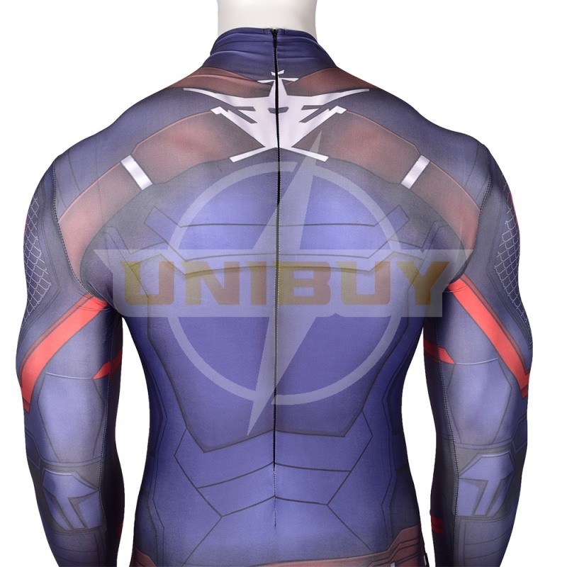 Captain America Civil War Costume Cosplay Suit Jumpsuit Bodysuit Unibuy