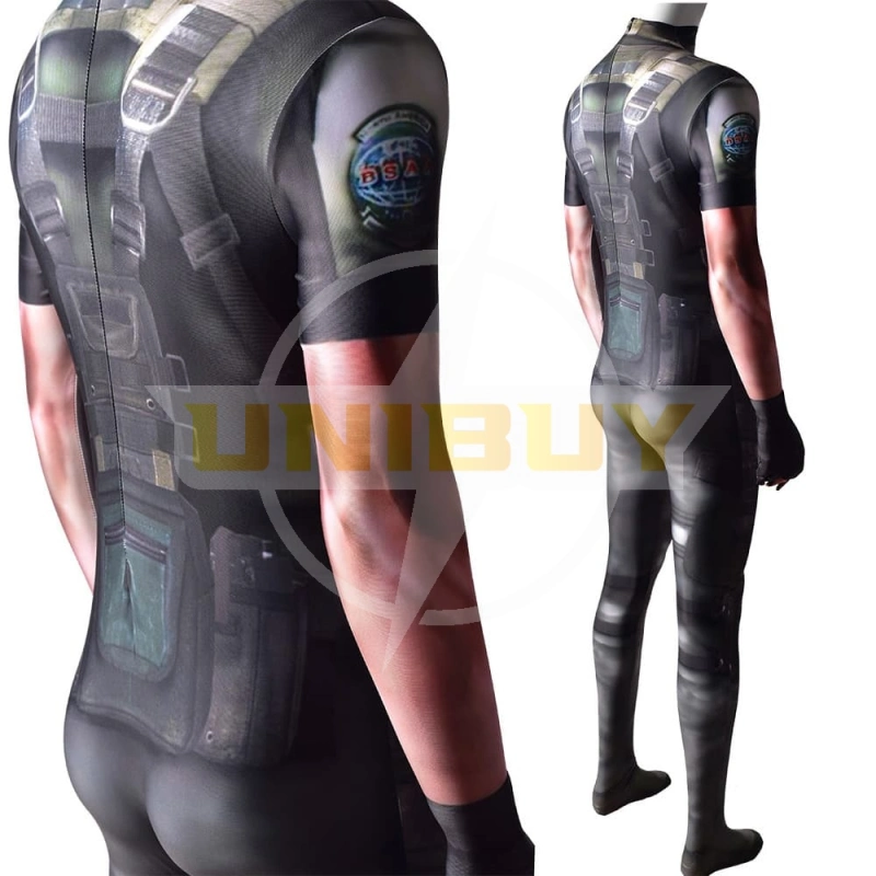 Resident Evil 5 Chris Redfield Halloween Cosplay Costume RE5 Unibuy