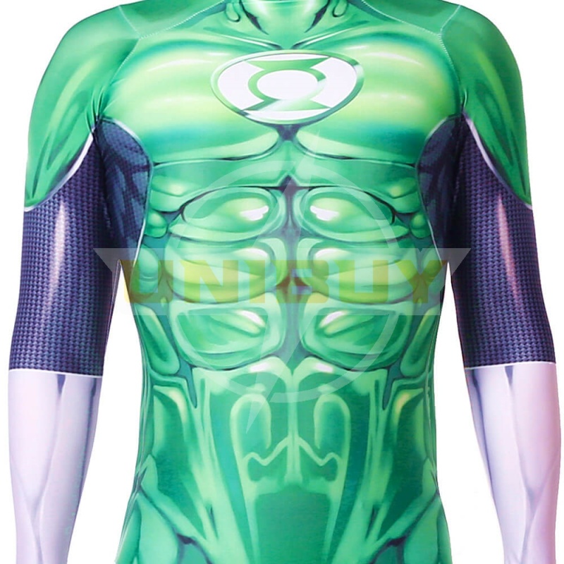 Green Lantern Costume Cosplay Outfit Jumpsuit for Kids Mens Unibuy