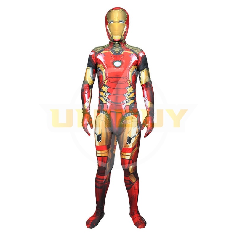 Avengers Endgame Iron Man Tony Stark Outfit Bodysuit Cosplay Costume Adult Kids Unibuy