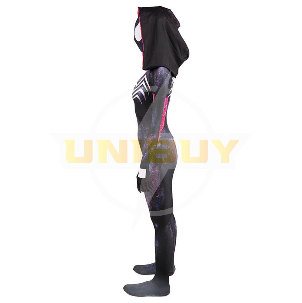 Spider Gwen Stacy Venom Costume Cosplay Suit Purple Bodysuit For Kids Adult Unibuy