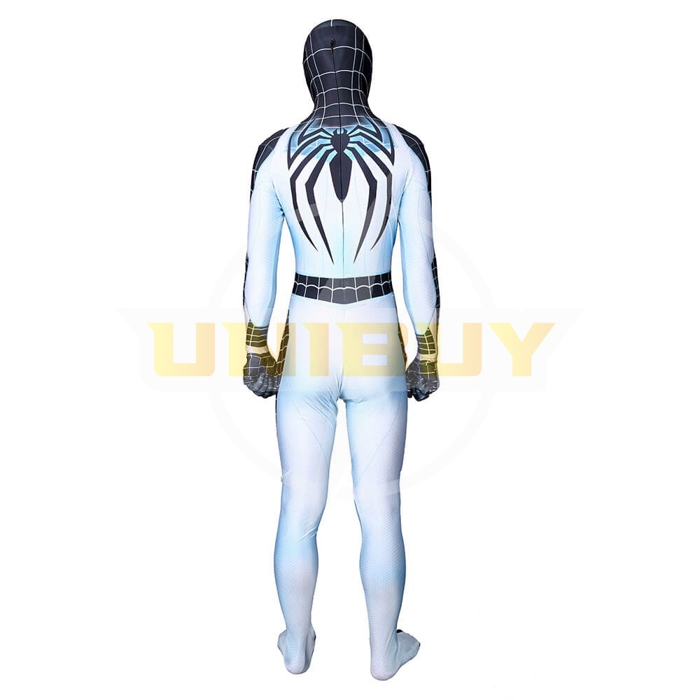 Spider-Man PS4 Negative Suit Cosplay Costume Spiderman Bodysuit For Kids Adult Unibuy