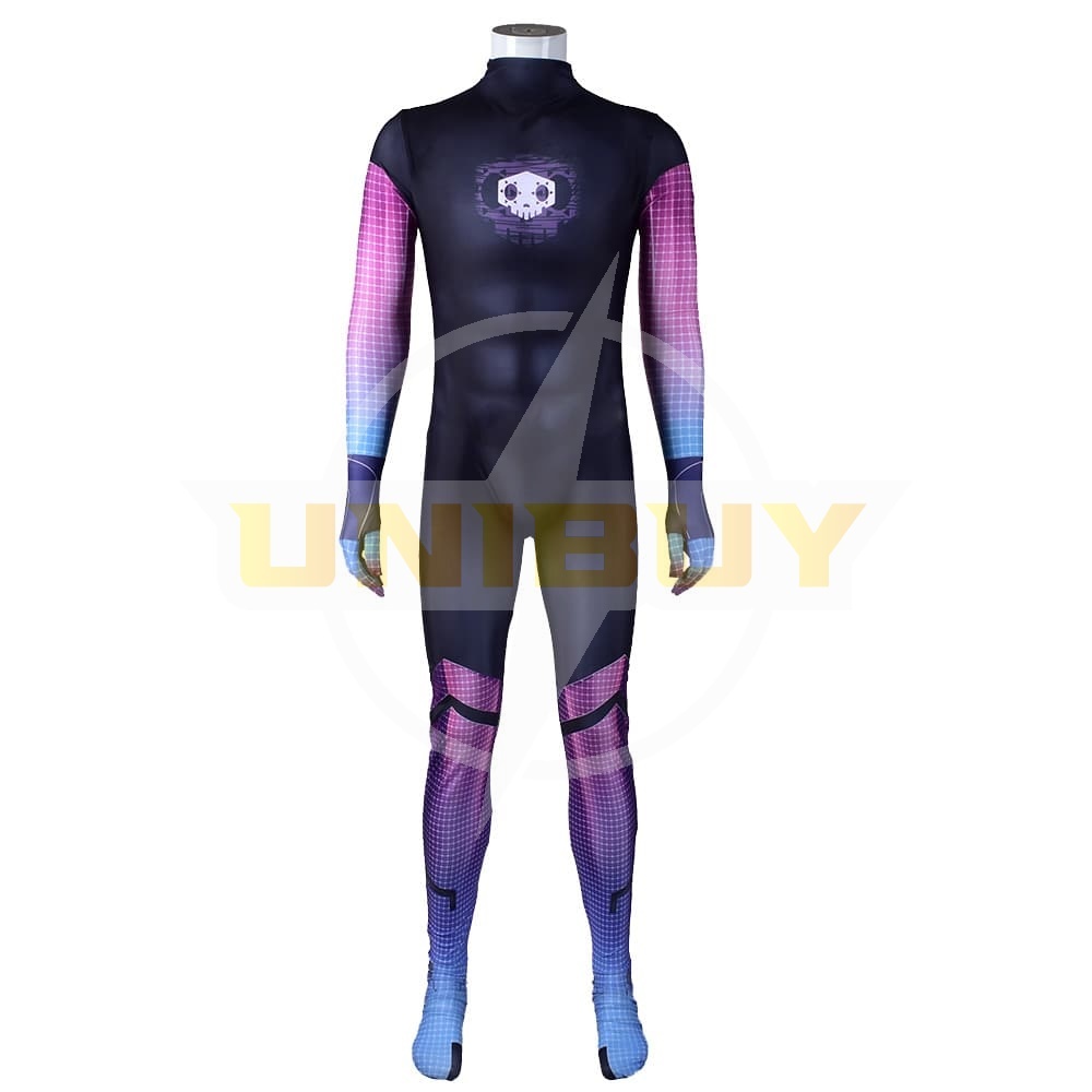 Sombra Hacker Overwatch Costume Cosplay Jumpsuit Bodysuit Unibuy
