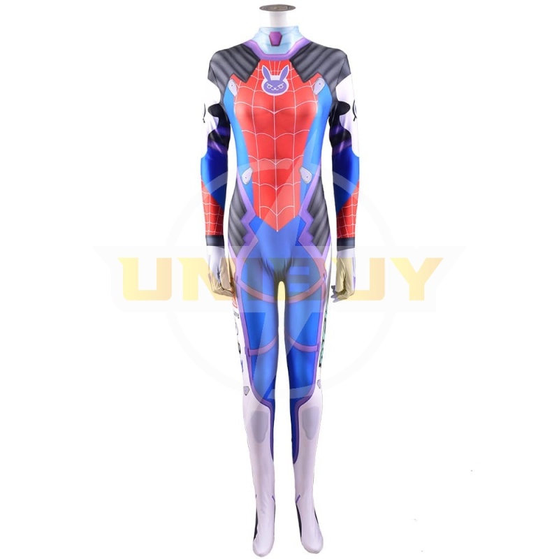 OW DVA Deadpool Crossover Costume Cosplay Suit For Kids Adult Unibuy