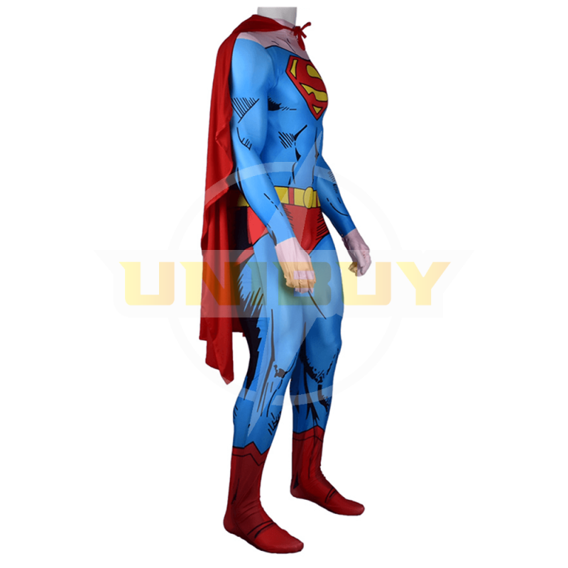 Superman Christopher Reeve Costume Cosplay Suit For Kids Adult Comics Verison Unibuy