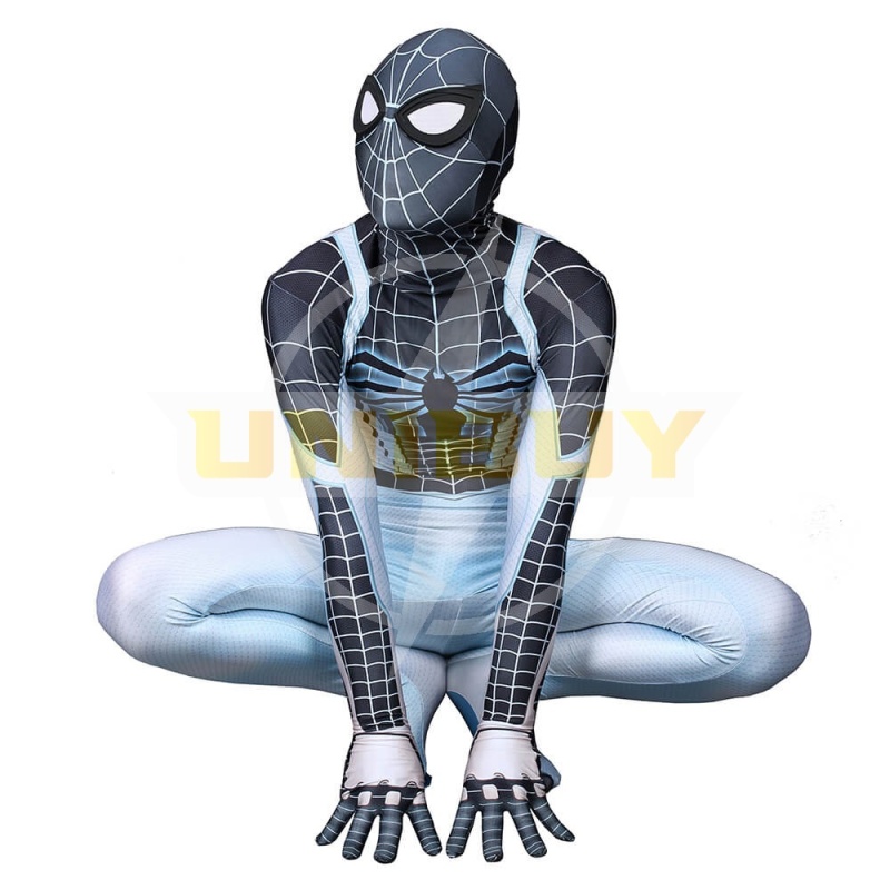 Spider-Man PS4 Negative Suit Cosplay Costume Spiderman Bodysuit For Kids Adult Unibuy