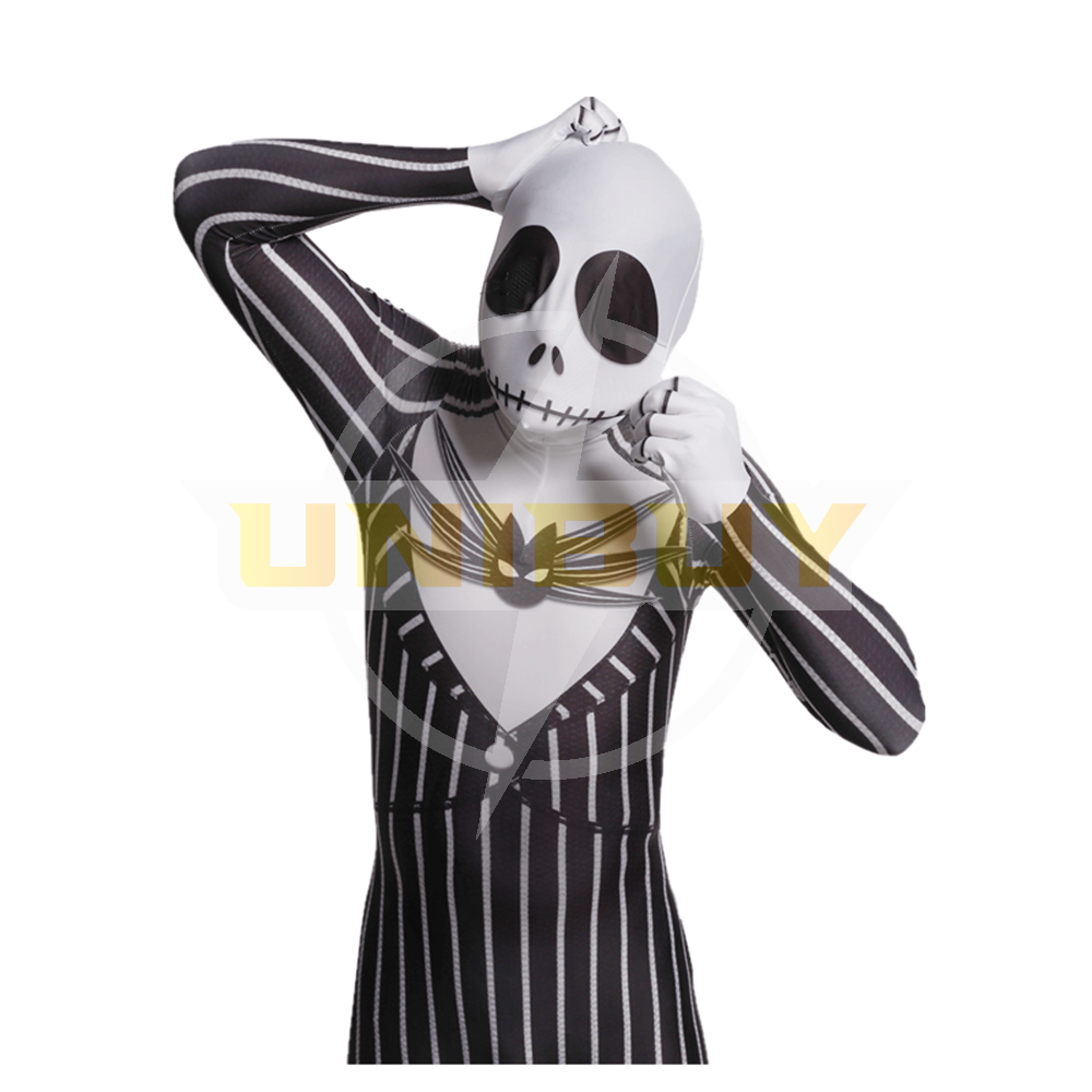 Jack Skellington Costume Cosplay Suit The Nightmare Before Christmas Halloween Jumpsuit Unibuy