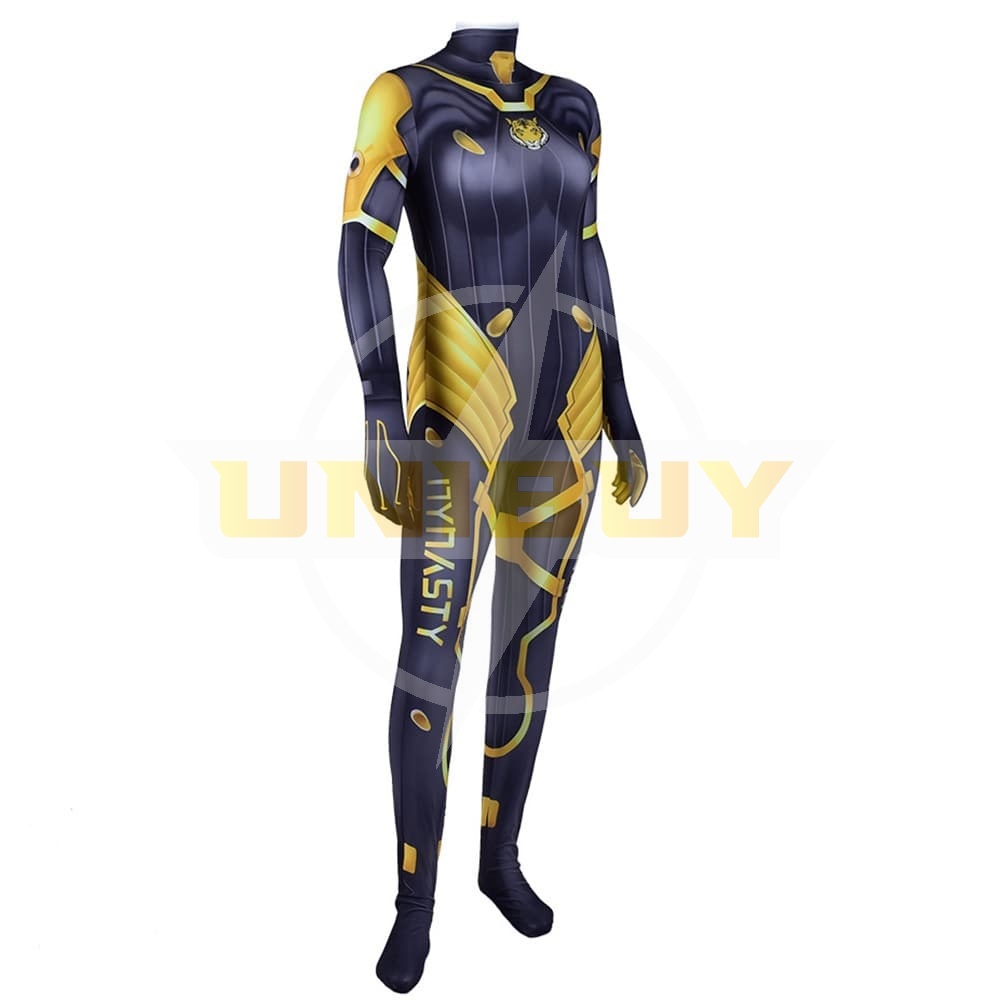 Overwatch DVA Dynasty Costume Cosplay Jumpsuit Bodysuit For Kids Adult Unibuy