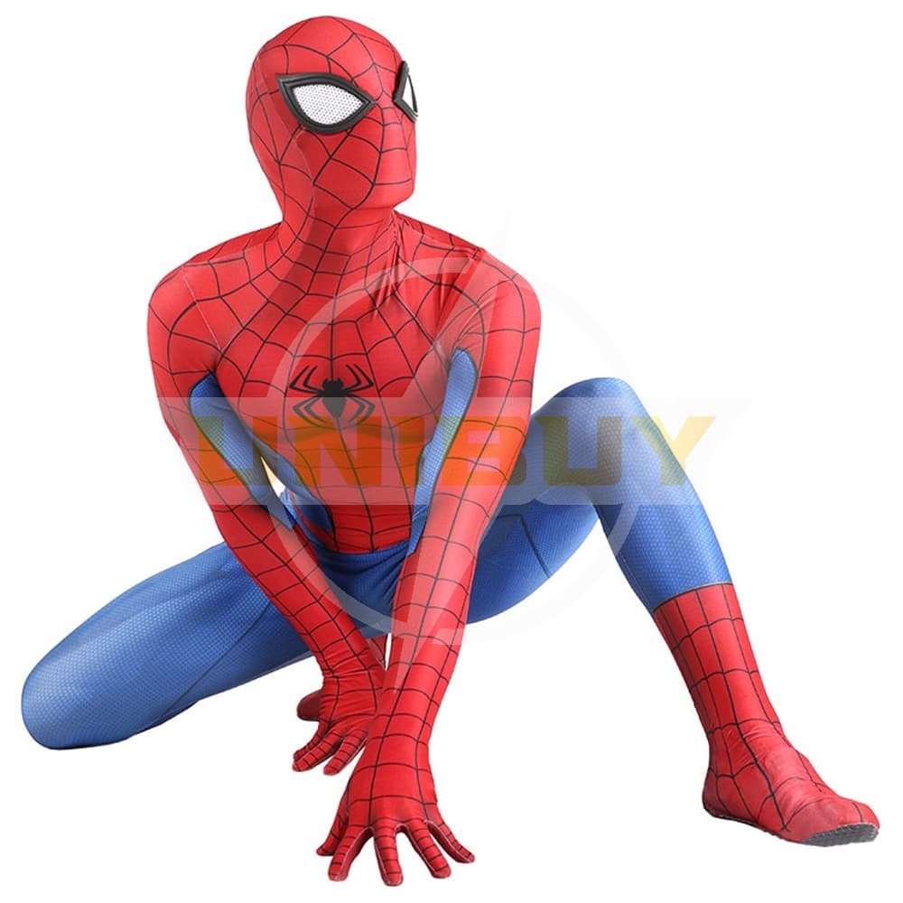Spider Man ps4 3D Classic Suit Peter Parker Cosplay Costume Unibuy