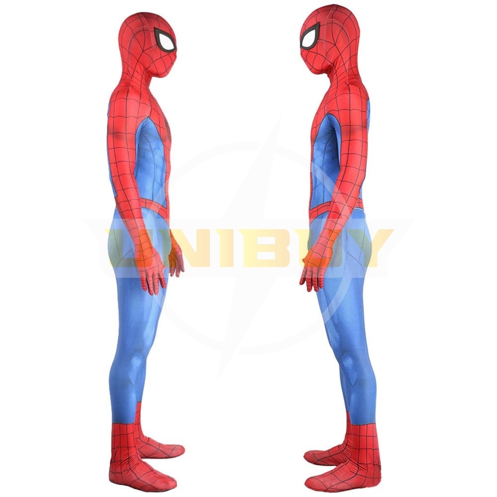 Spider Man ps4 3D Classic Suit Peter Parker Cosplay Costume Unibuy