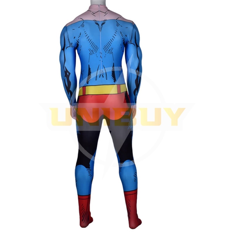 Superman Christopher Reeve Costume Cosplay Suit For Kids Adult Comics Verison Unibuy