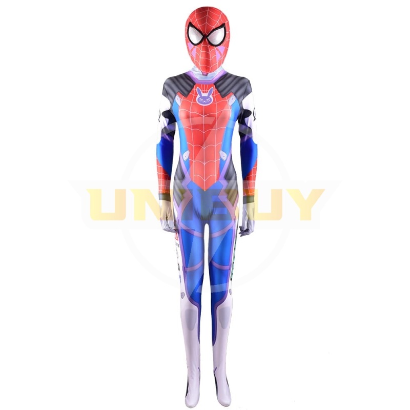 OW DVA Deadpool Crossover Costume Cosplay Suit For Kids Adult Unibuy