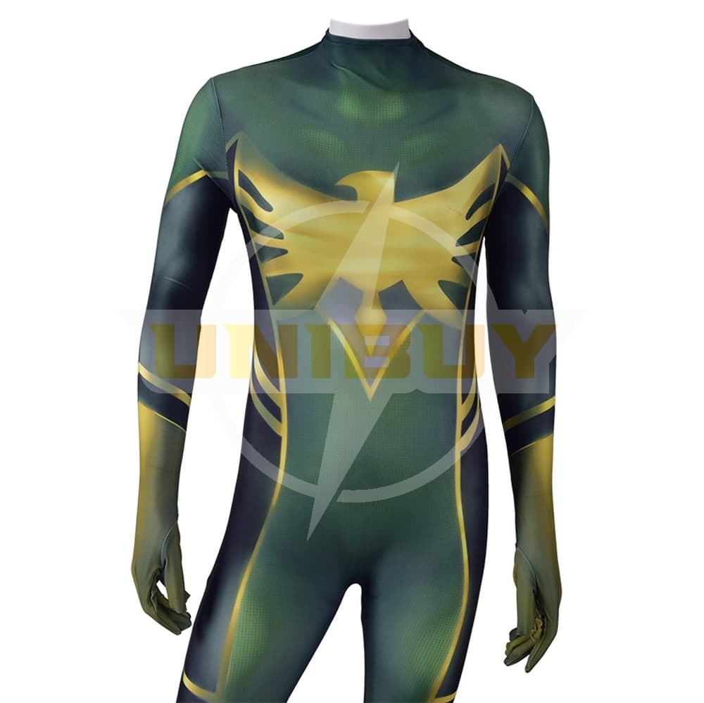 X-Men Dark Phoenix Jean Grey Cosplay Costume Jumpsuit For Kids Adult Unibuy
