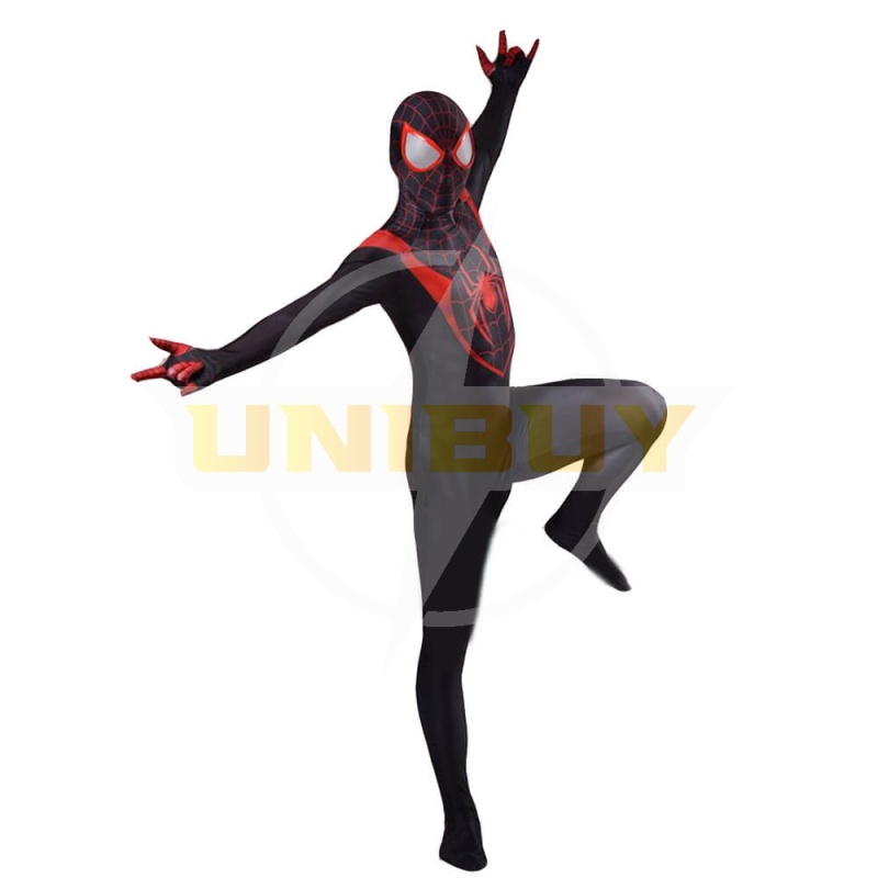 Miles Morales Costume Cosplay Suit Spider-Man : Into the Spider-Verse Jumpsuit Unibuy