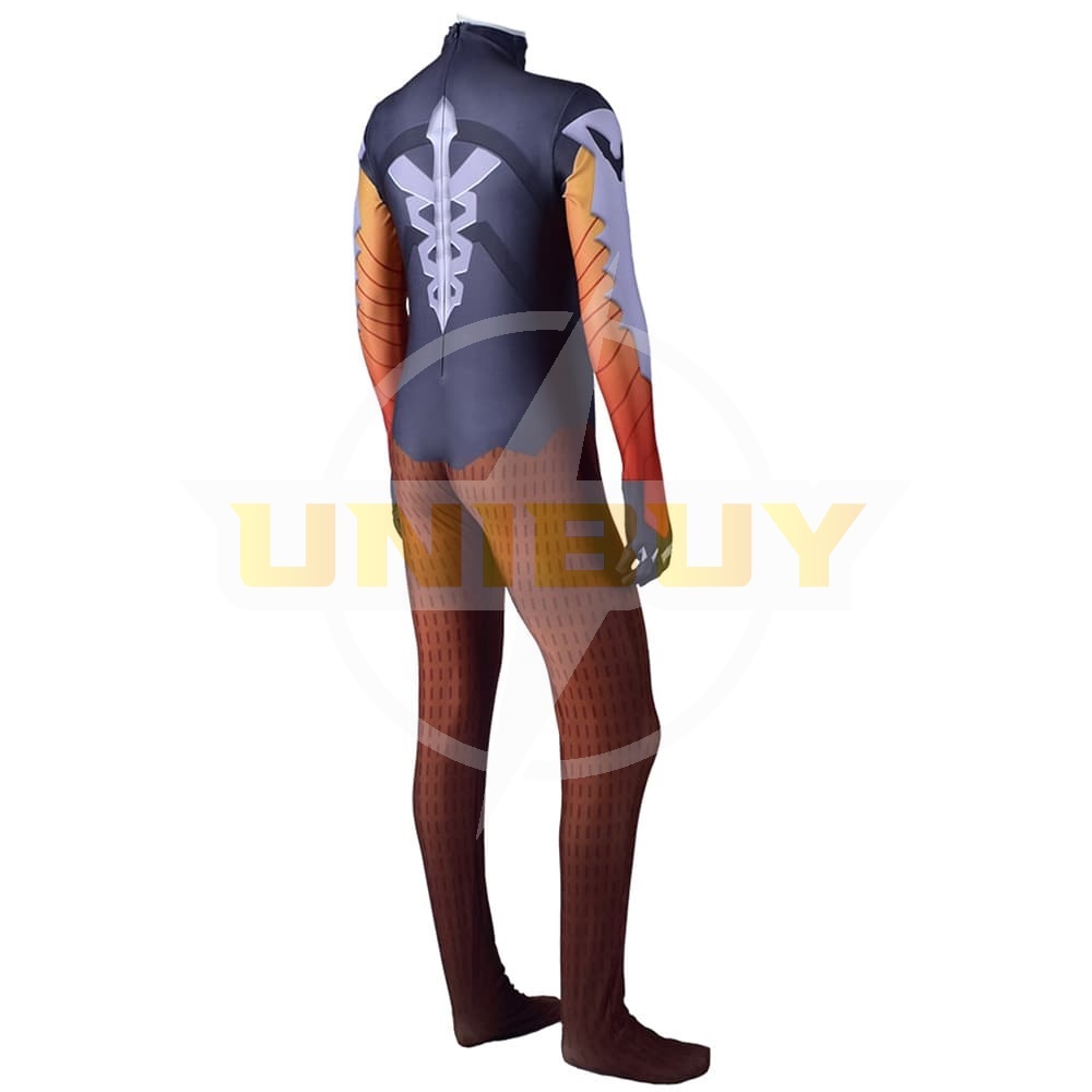 Overwatch Cosplay Mercy Angela Ziegler Costume Jumpsuit For Kids Adult Unibuy