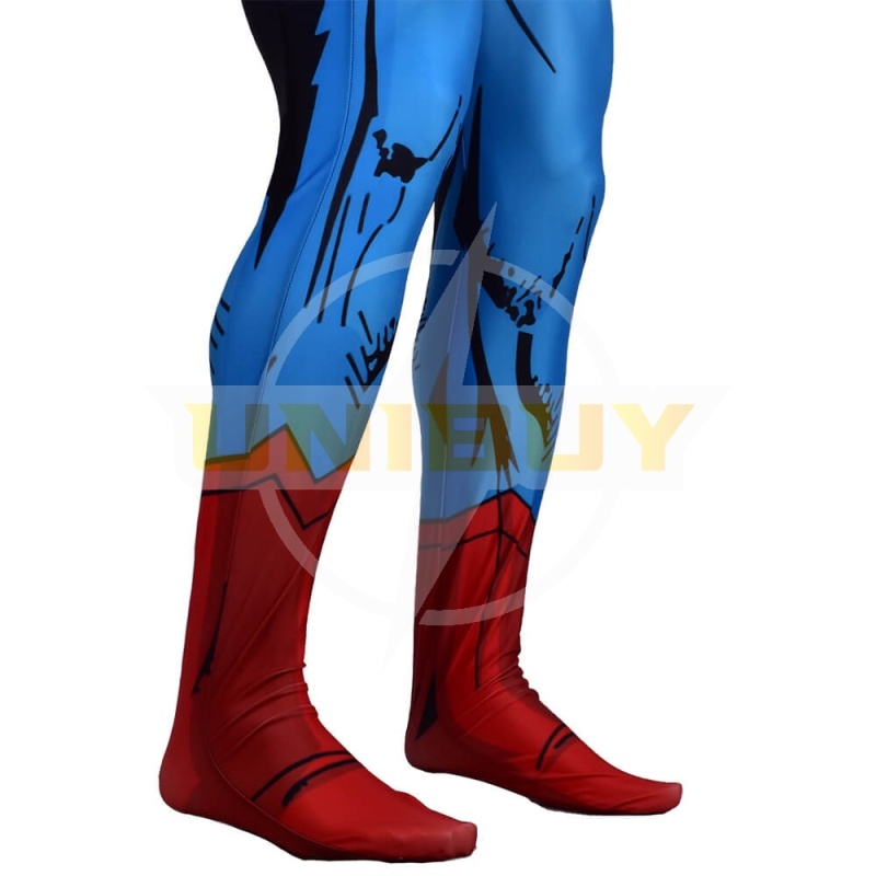 Superman Christopher Reeve Costume Cosplay Suit For Kids Adult Comics Verison Unibuy