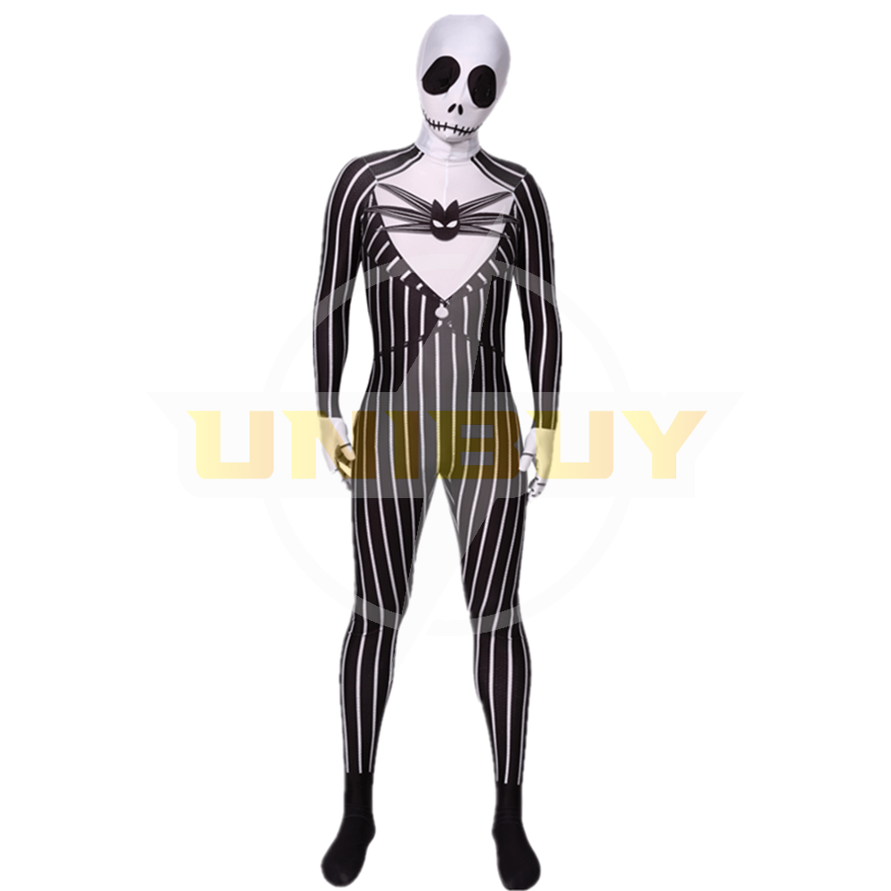 Jack Skellington Costume Cosplay Suit The Nightmare Before Christmas Halloween Jumpsuit Unibuy