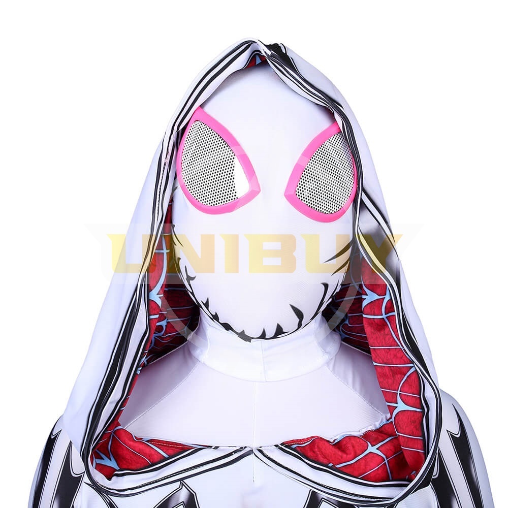 Women Girls Venom Spider Gwen Stacy Cosplay Costume Jumpsuit Bodysuit Unibuy