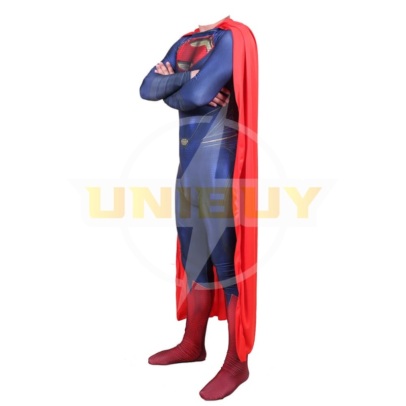 Man of Steel Superman Clark Kent Cosplay Costume Bodysuit Jumpsuit Unibuy