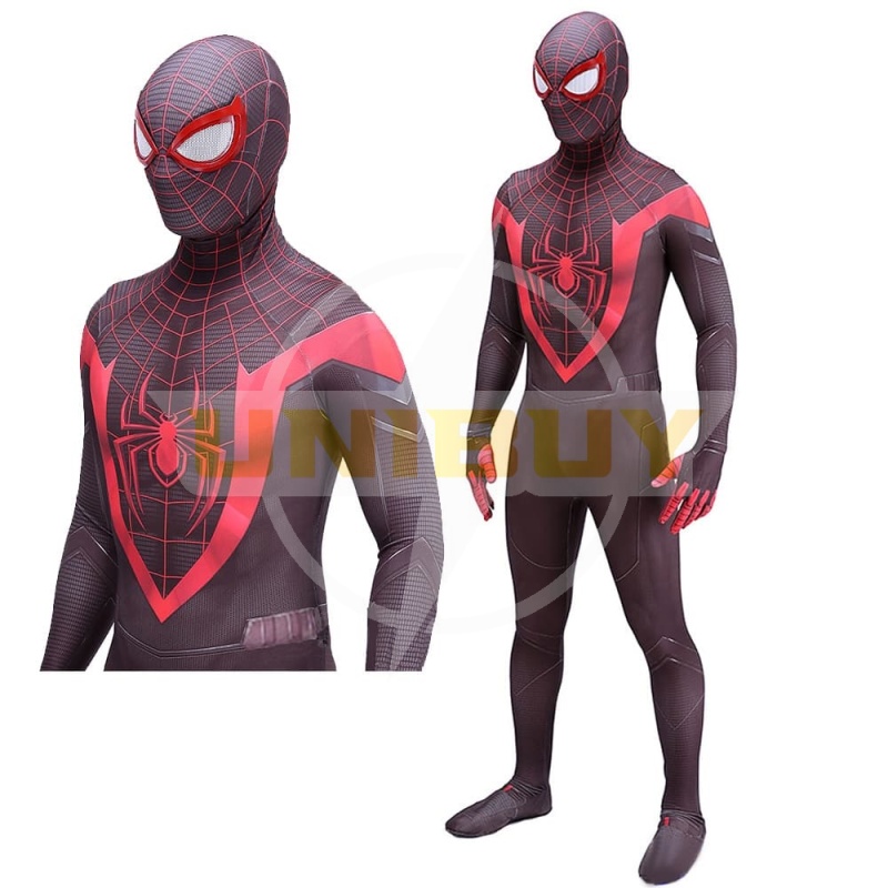 Spider-man ps5 costume Miles Morales Cosplay Costume For Kids Adult Unibuy