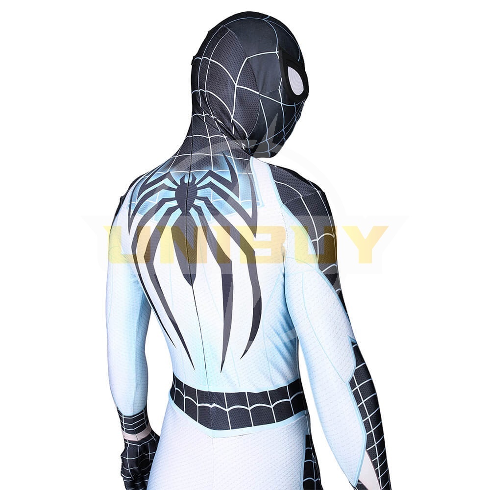 Spider-Man PS4 Negative Suit Cosplay Costume Spiderman Bodysuit For Kids Adult Unibuy