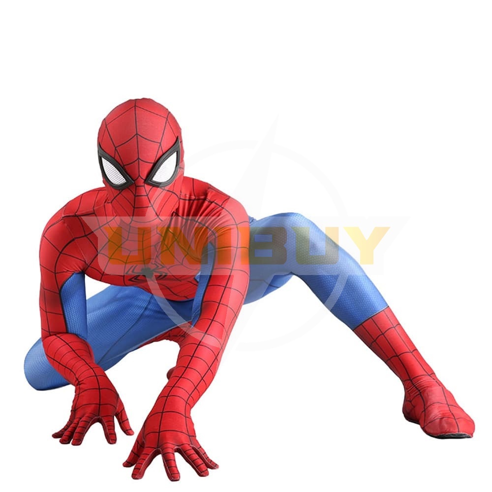 Spider Man ps4 3D Classic Suit Peter Parker Cosplay Costume Unibuy