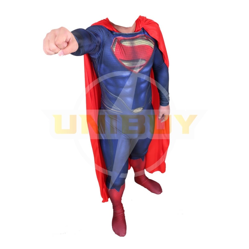 Man of Steel Superman Clark Kent Cosplay Costume Bodysuit Jumpsuit Unibuy