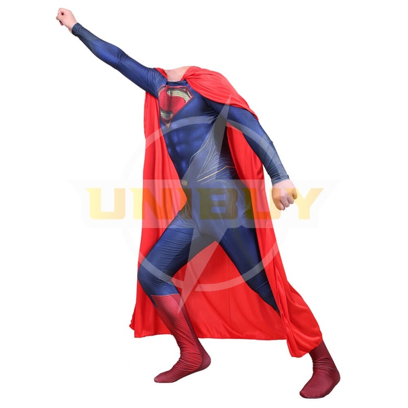 Man of Steel Superman Clark Kent Cosplay Costume Bodysuit Jumpsuit Unibuy