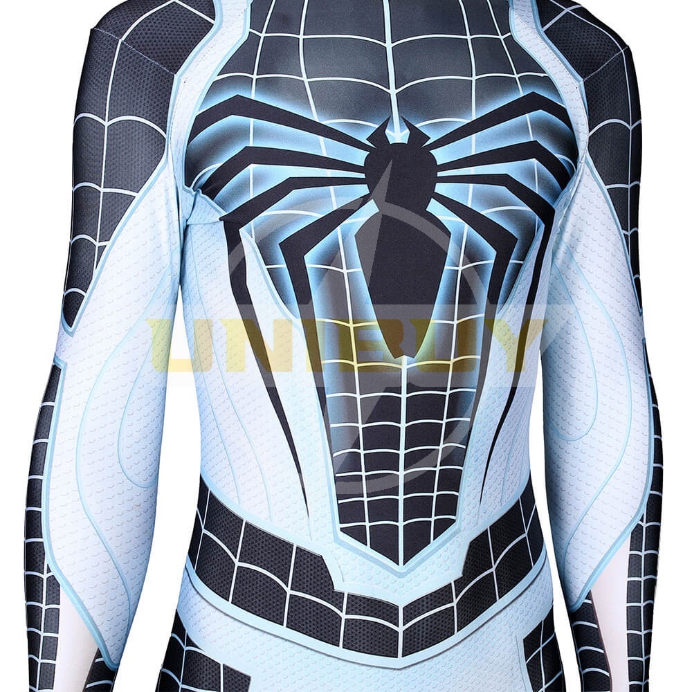 Spider-Man PS4 Negative Suit Cosplay Costume Spiderman Bodysuit For Kids Adult Unibuy