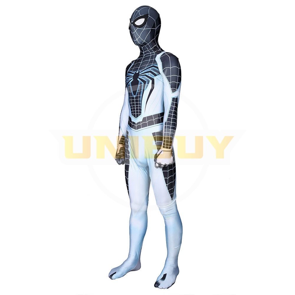 Spider-Man PS4 Negative Suit Cosplay Costume Spiderman Bodysuit For Kids Adult Unibuy
