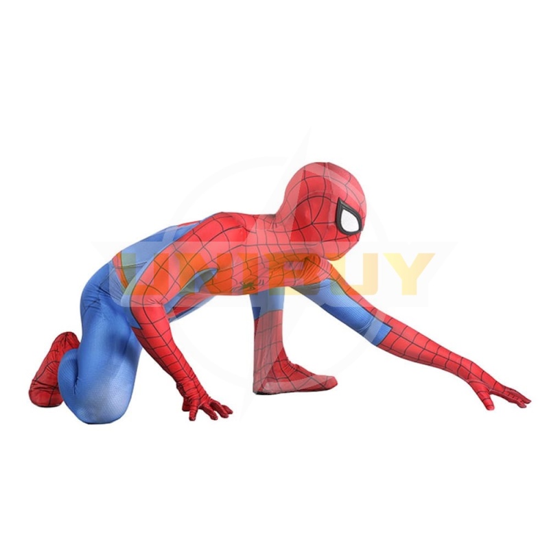 Spider Man ps4 3D Classic Suit Peter Parker Cosplay Costume Unibuy