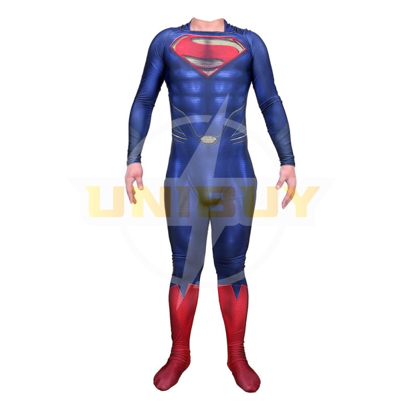 Man of Steel Superman Clark Kent Cosplay Costume Bodysuit Jumpsuit Unibuy