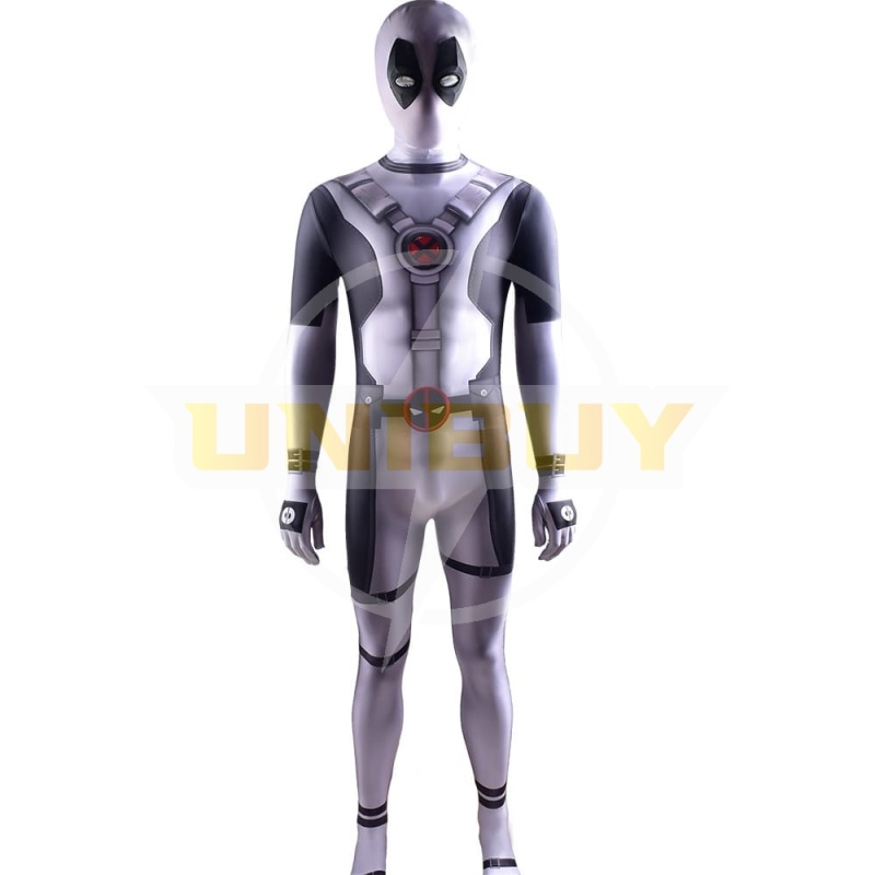 X-Force Deadpool Cosplay Costume White Deadpool Zentai Suit For Kids Adult Unibuy