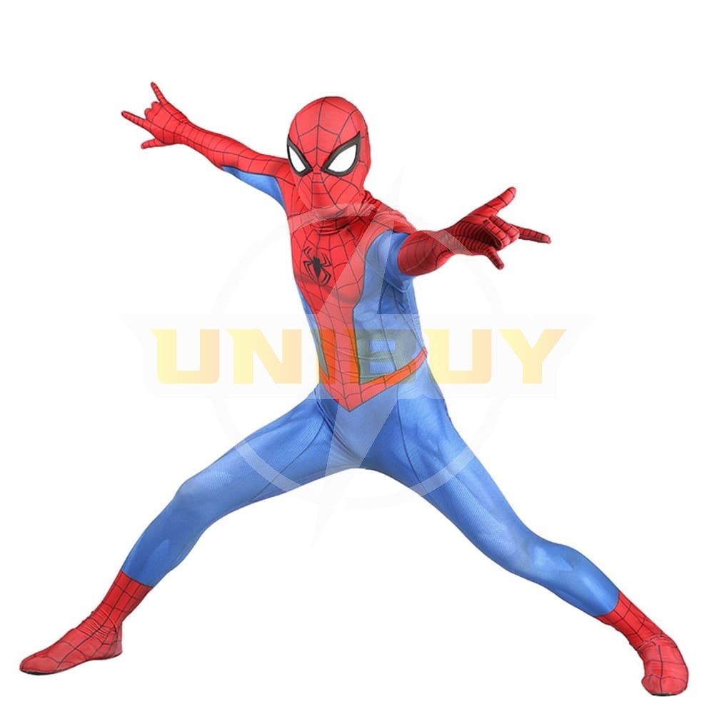 Spider Man ps4 3D Classic Suit Peter Parker Cosplay Costume Unibuy