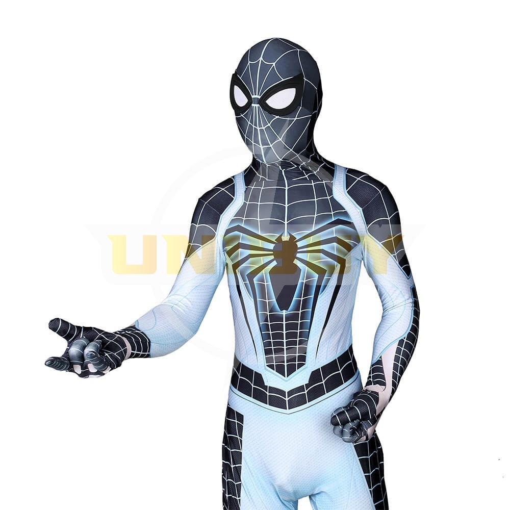 Spider-Man PS4 Negative Suit Cosplay Costume Spiderman Bodysuit For Kids Adult Unibuy