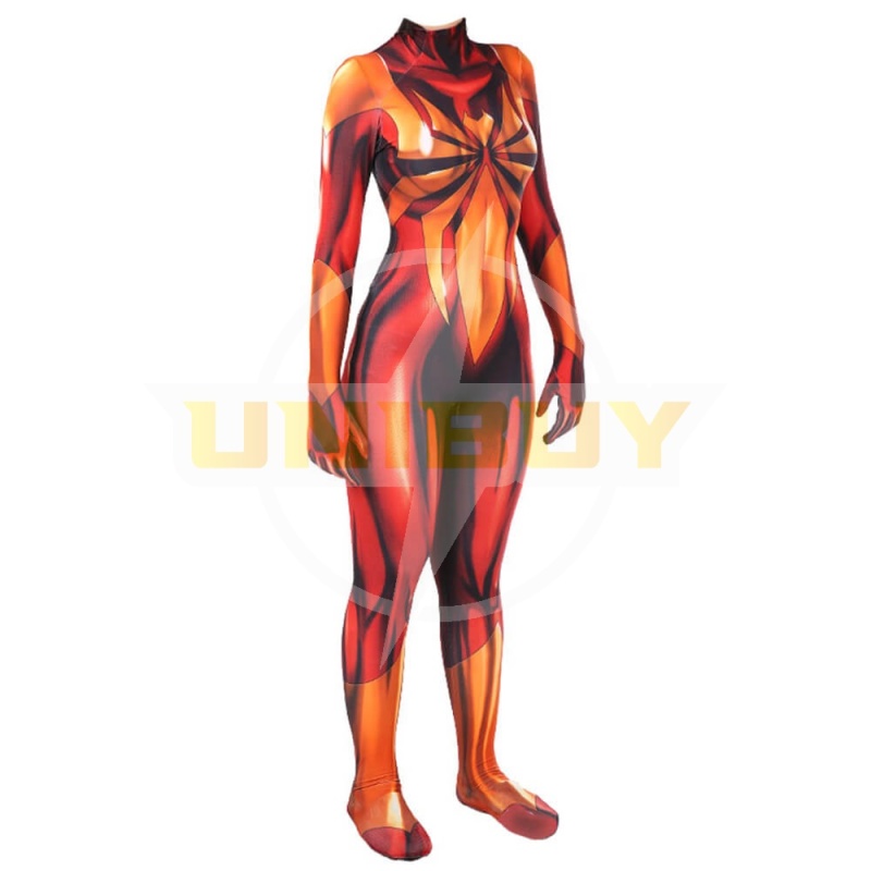 Iron Spider-Man Mary Jane Spinneret Spider Girl Costume Cosplay Suit For Kids Adult Unibuy