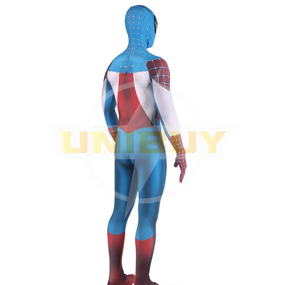 Avengers Captain America Spider-Man Crossover Cosplay Costume For Kids Adult Unibuy